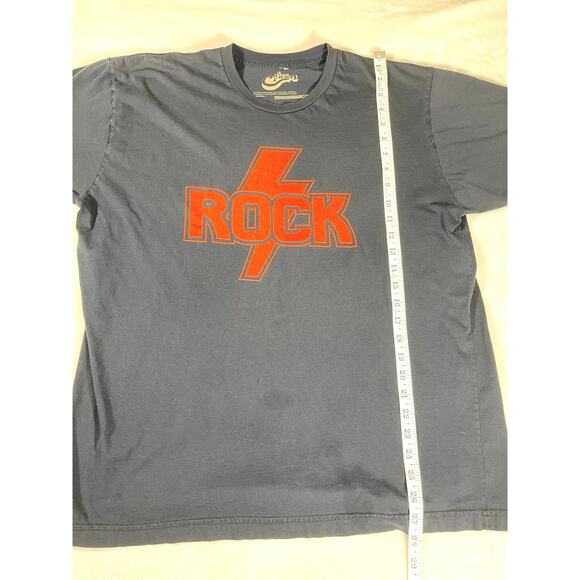 Five Crown Rock Lightning Bolt Tee Black Size XL - Picture 4 of 6